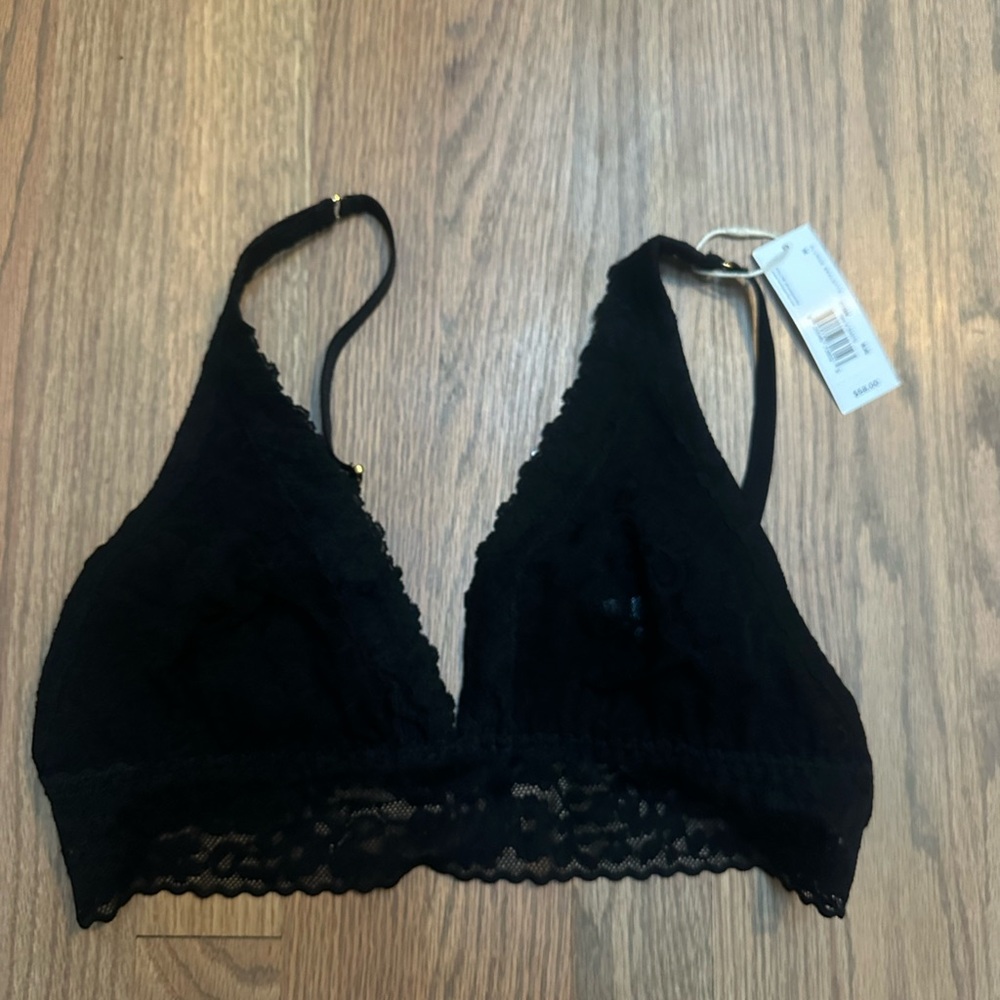 Hanky Panky daily lace plunge bralette NWT
